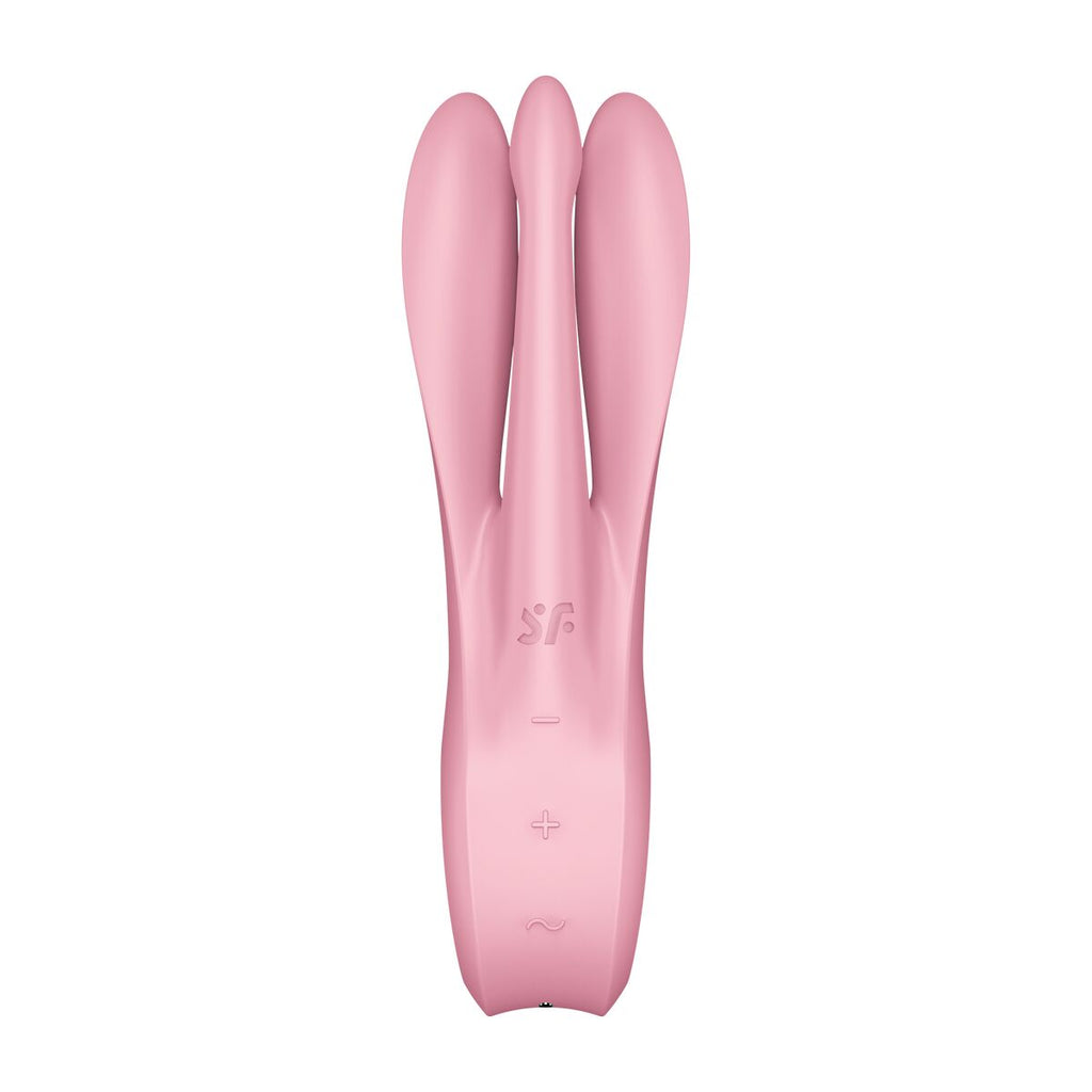 G-Punkt Vibrator Satisfyer Threesome 1 - Rosa Silikon - Erotik Shop