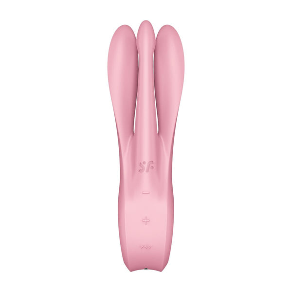 G-Punkt Vibrator Satisfyer Threesome 1 - Rosa Silikon - Erotik Shop