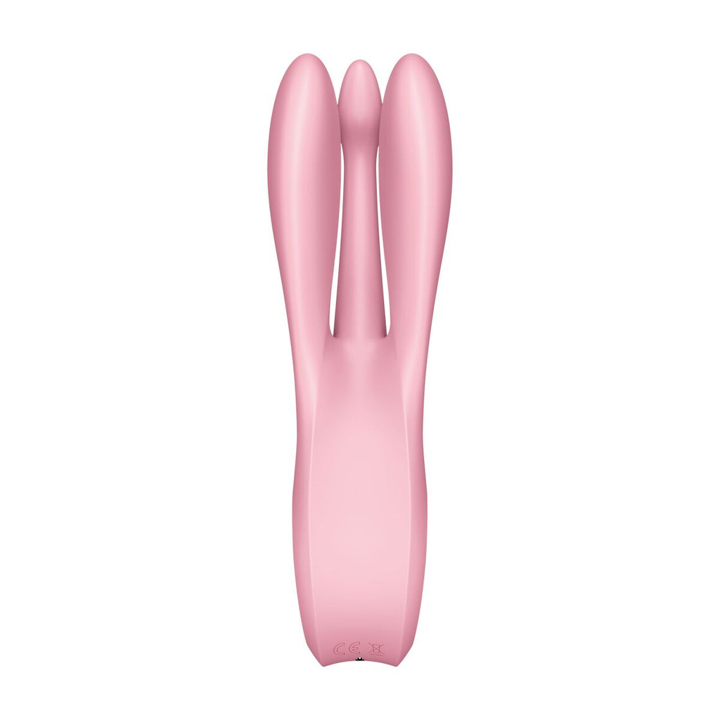 G-Punkt Vibrator Satisfyer Threesome 1 - Rosa Silikon - Erotik Shop