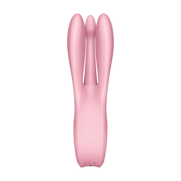G-Punkt Vibrator Satisfyer Threesome 1 - Rosa Silikon - Erotik Shop
