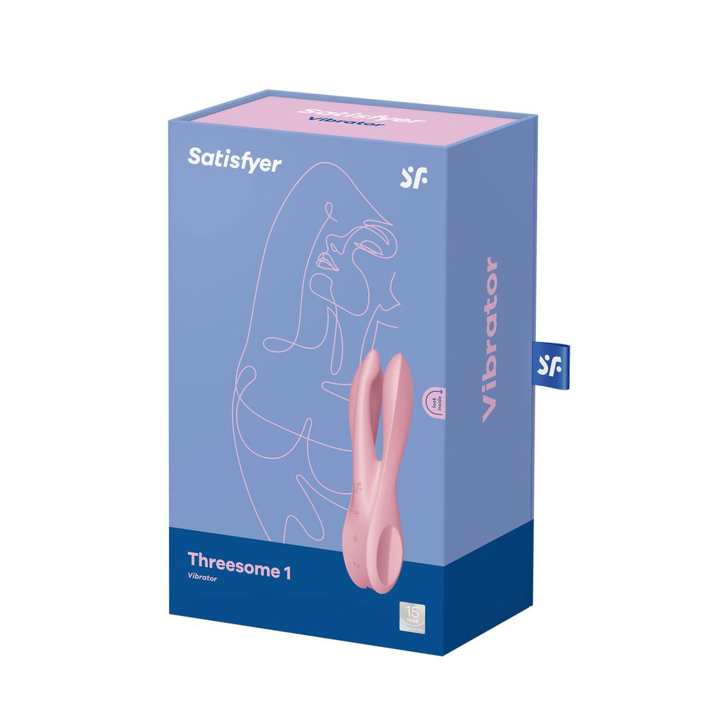 G-Punkt Vibrator Satisfyer Threesome 1 - Rosa Silikon - Erotik Shop