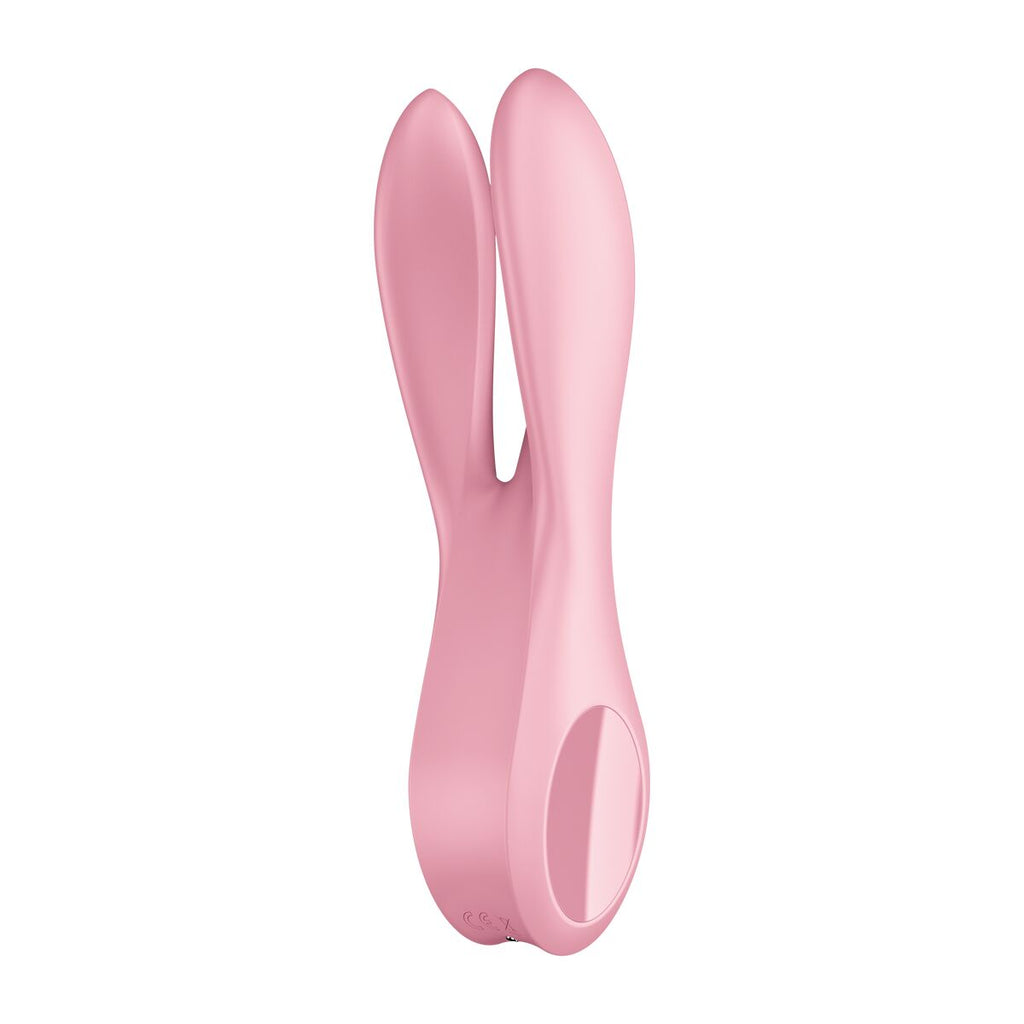 G-Punkt Vibrator Satisfyer Threesome 1 - Rosa Silikon - Erotik Shop