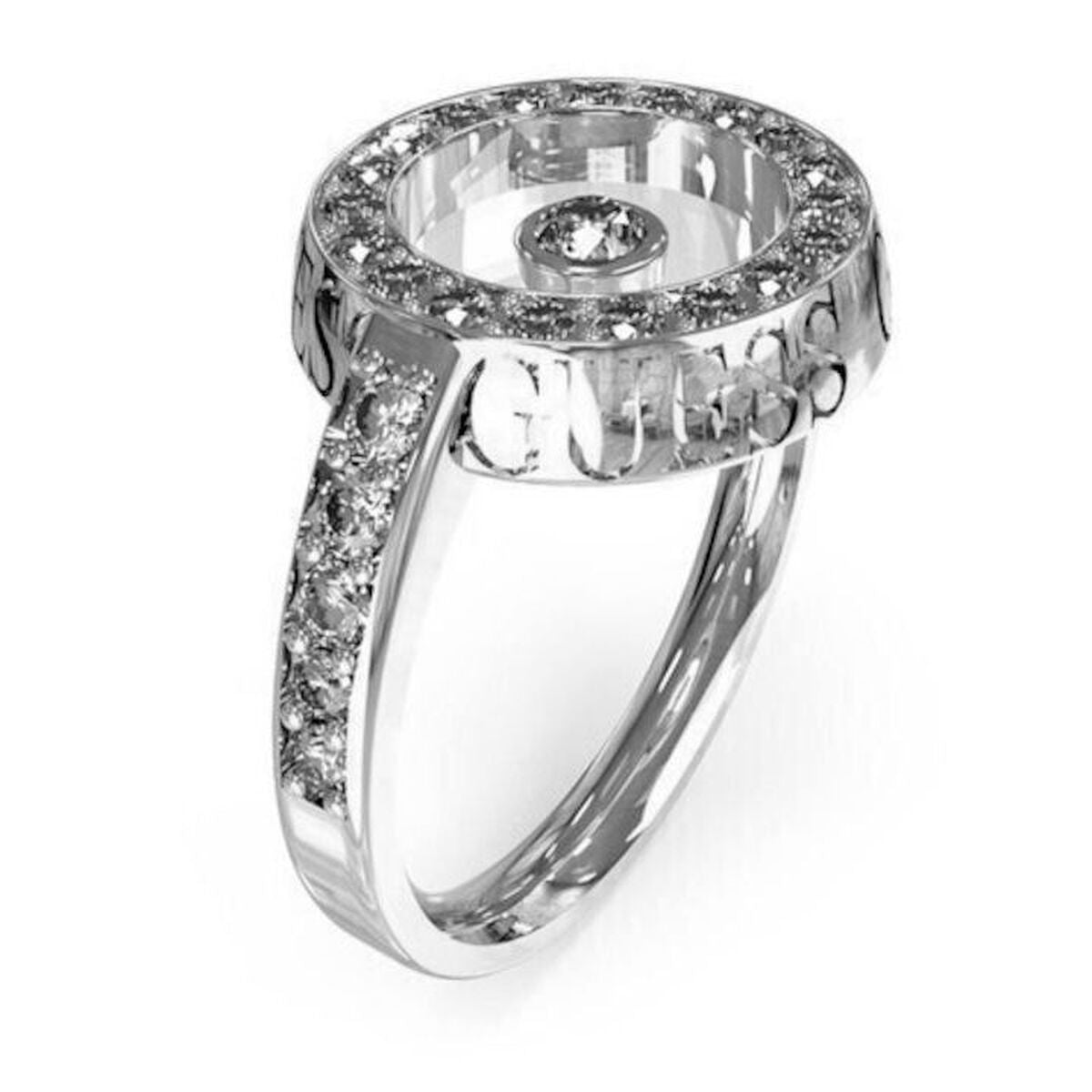 Guess Damenring JUBR03257JWRH52 in Grau