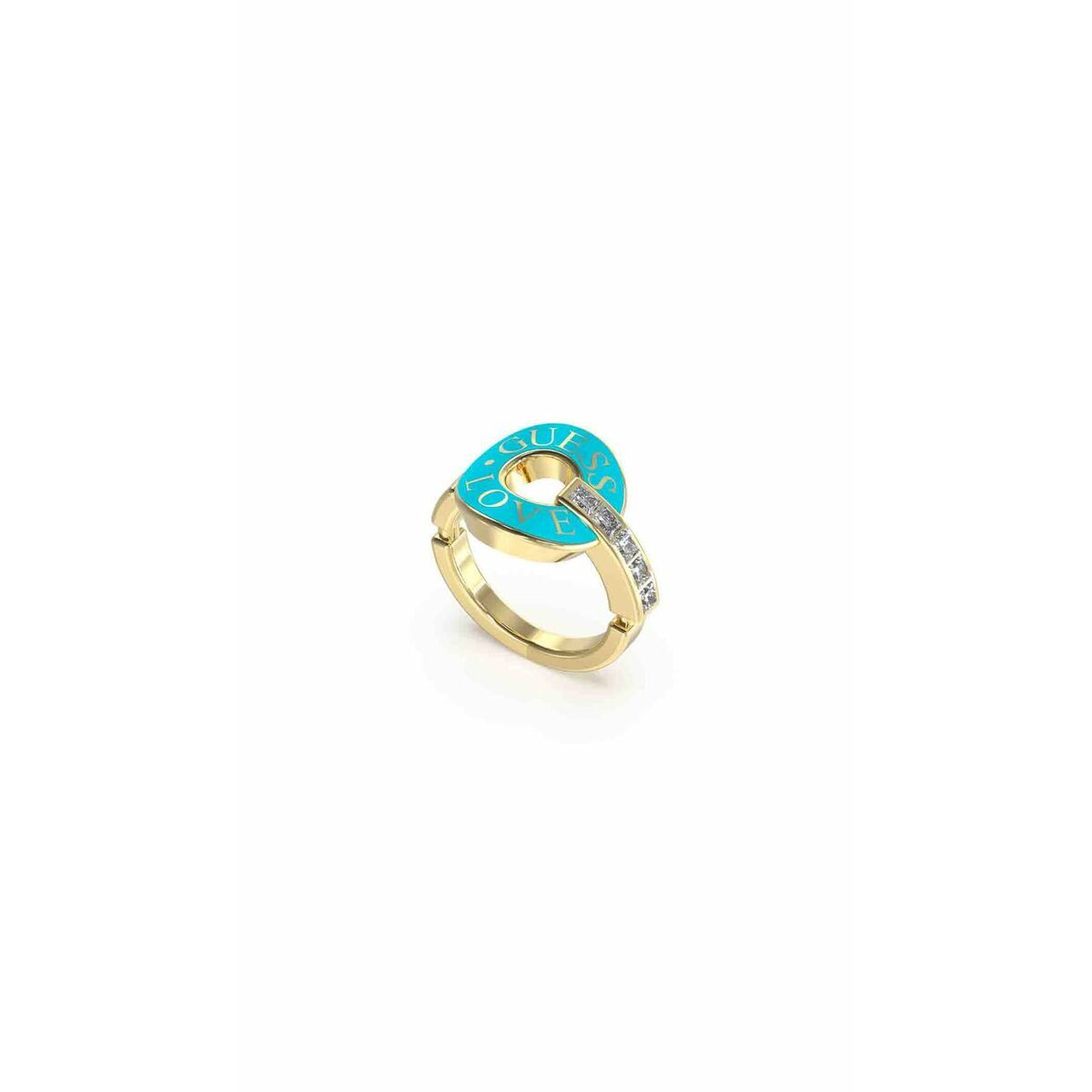 Guess Damenring JUBR04079JWYGTQ52 in Blau