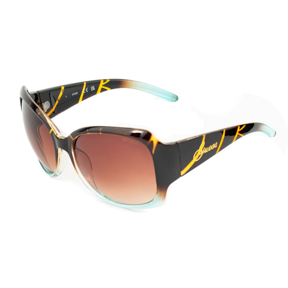 Guess Damensonnenbrille – Trendy Schwarz Lila Stil