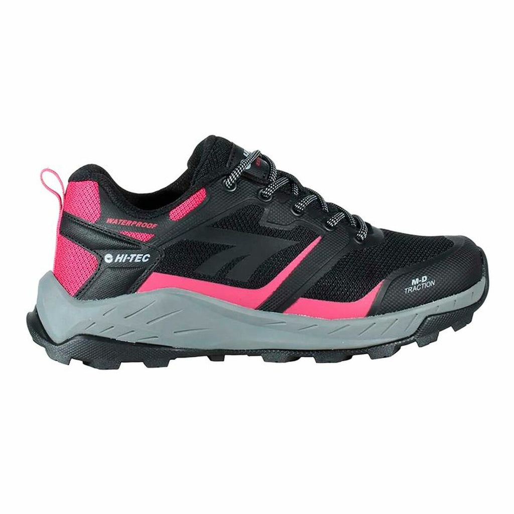 Hi-Tec Toubkal Low Wp Laufschuhe Damen Schwarz Atmungsaktiv - Mode & Accessoires