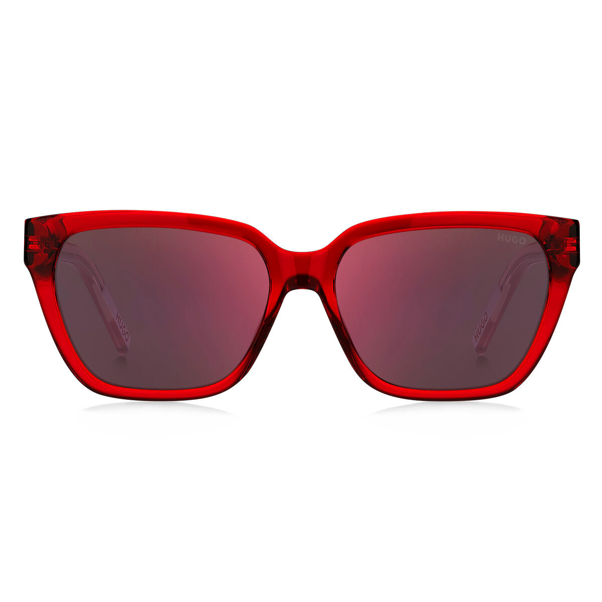 Hugo Boss Damensonnenbrille – Rote Acetat Sonnenbrille - Mode & Accessoires