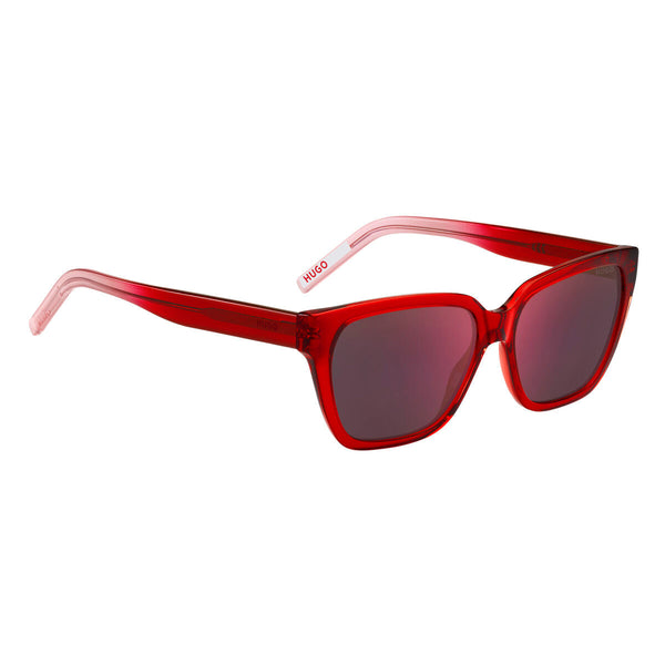 Hugo Boss Damensonnenbrille – Rote Acetat Sonnenbrille - Mode & Accessoires