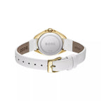Hugo Boss Damenuhr Edelstahl Weiß Gold – Elegantes Design