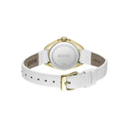 Hugo Boss Damenuhr Edelstahl Weiß Gold – Elegantes Design