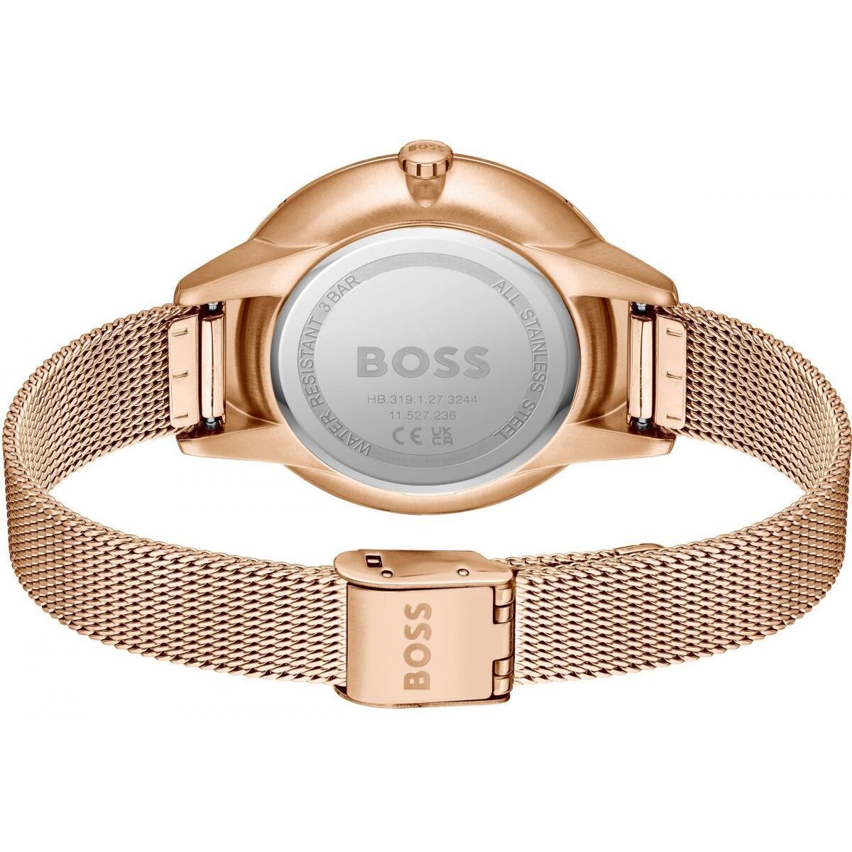 Hugo Boss Damenuhr – Elegantes Design Gold Edelstahl