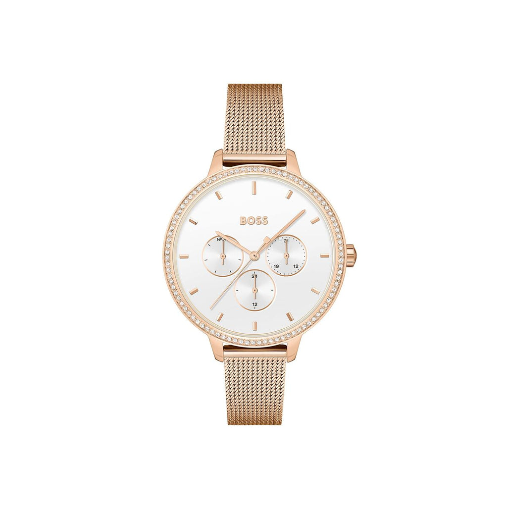 Hugo Boss Damenuhr – Elegantes Design Gold Edelstahl