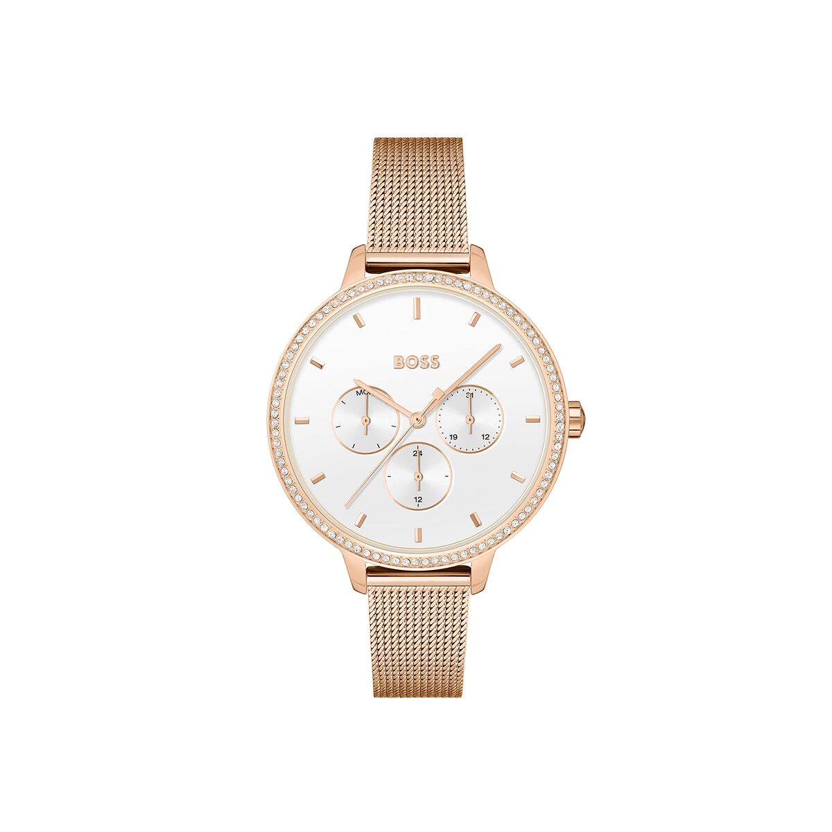 Hugo Boss Damenuhr – Elegantes Design Gold Edelstahl