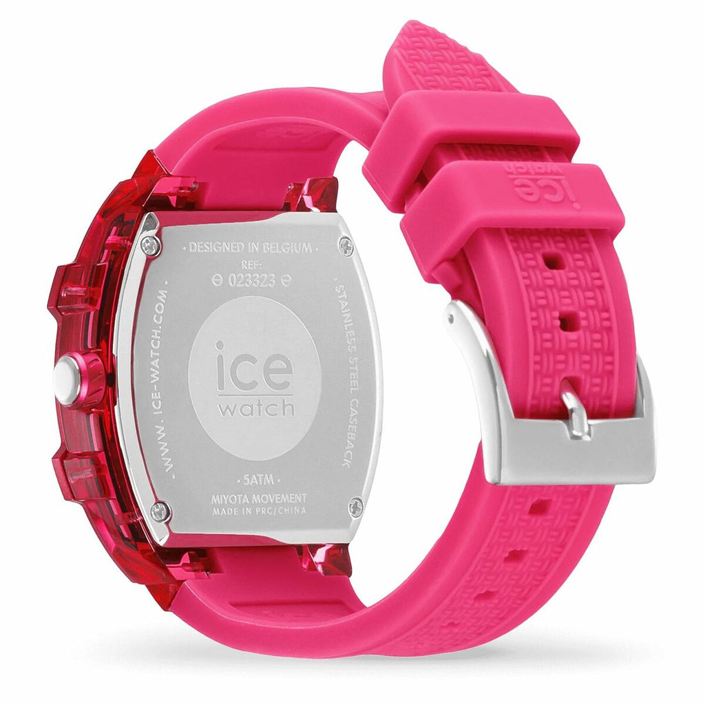 Ice Damen Armbanduhr Rosa 36 mm Silikonarmband Quarz - Mode & Accessoires