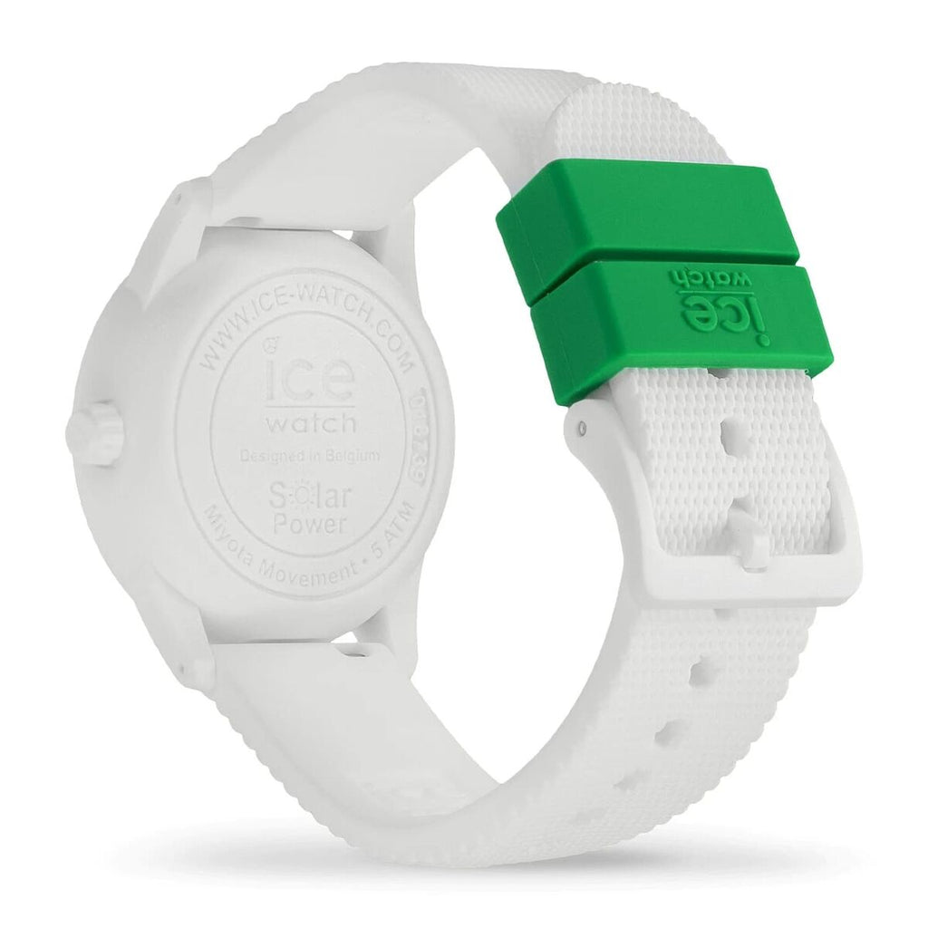 Ice Damenuhr 018739 mit Silikonarmband Weiß 36 mm - Mode & Accessoires