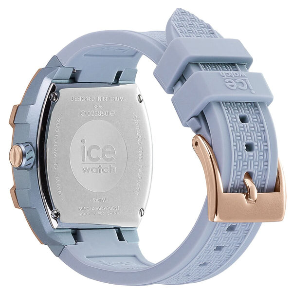 Ice Damenuhr 022860 Blau Silikonarmband Ø 35 mm - Mode & Accessoires