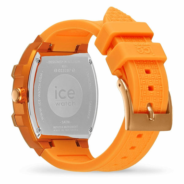 Ice Damenuhr 023287 Orange Silikonarmband 35 mm - Mode & Accessoires