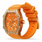 Ice Damenuhr 023287 Orange Silikonarmband 35 mm - Mode & Accessoires
