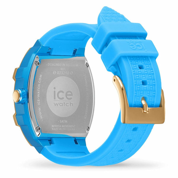 Ice Damenuhr 023290 Blau Silikon Armbanduhr Ø 35 mm - Mode & Accessoires