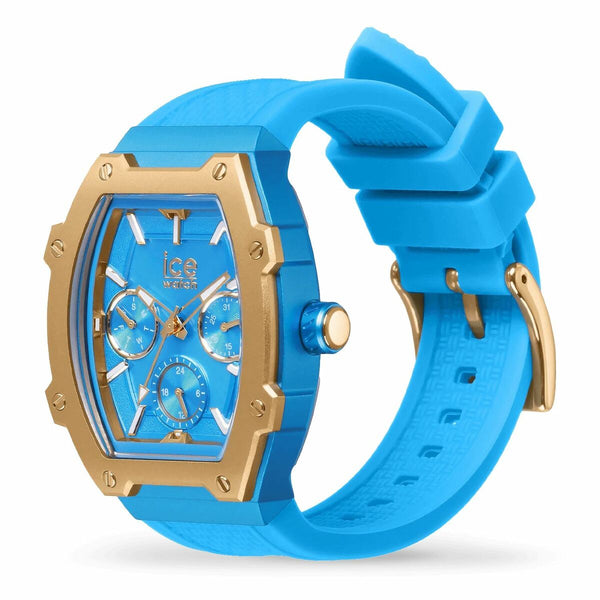 Ice Damenuhr 023290 Blau Silikon Armbanduhr Ø 35 mm - Mode & Accessoires