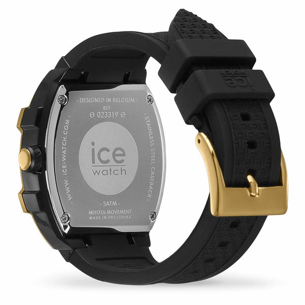 Ice Damenuhr 023319 Schwarz Silikonarmband 36 mm - Mode & Accessoires