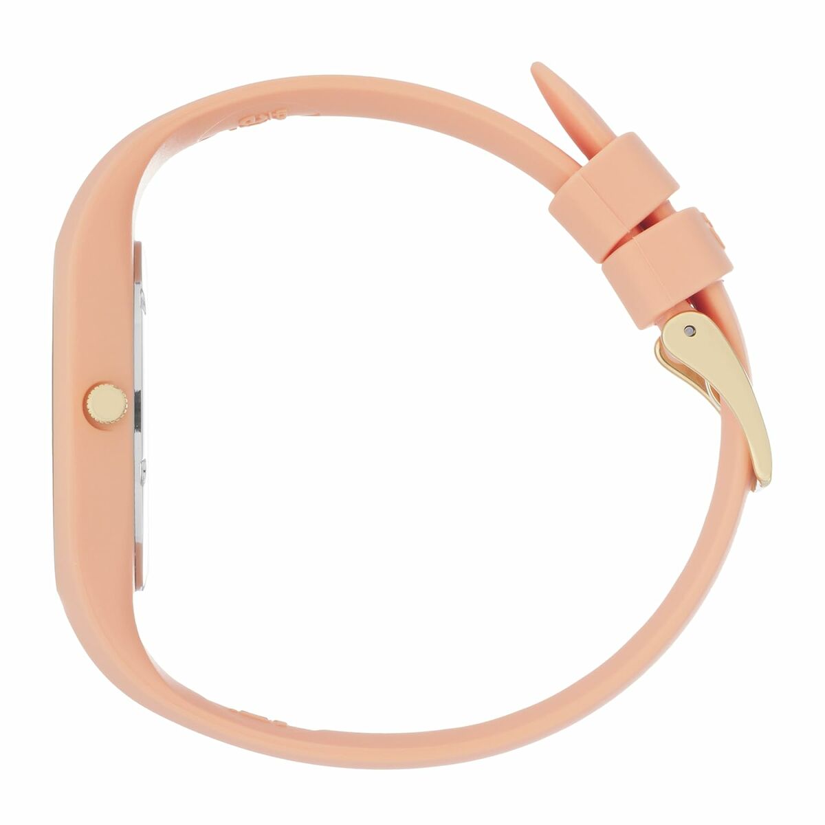 Ice Damenuhr – Modernes Design Orange Silikonarmband