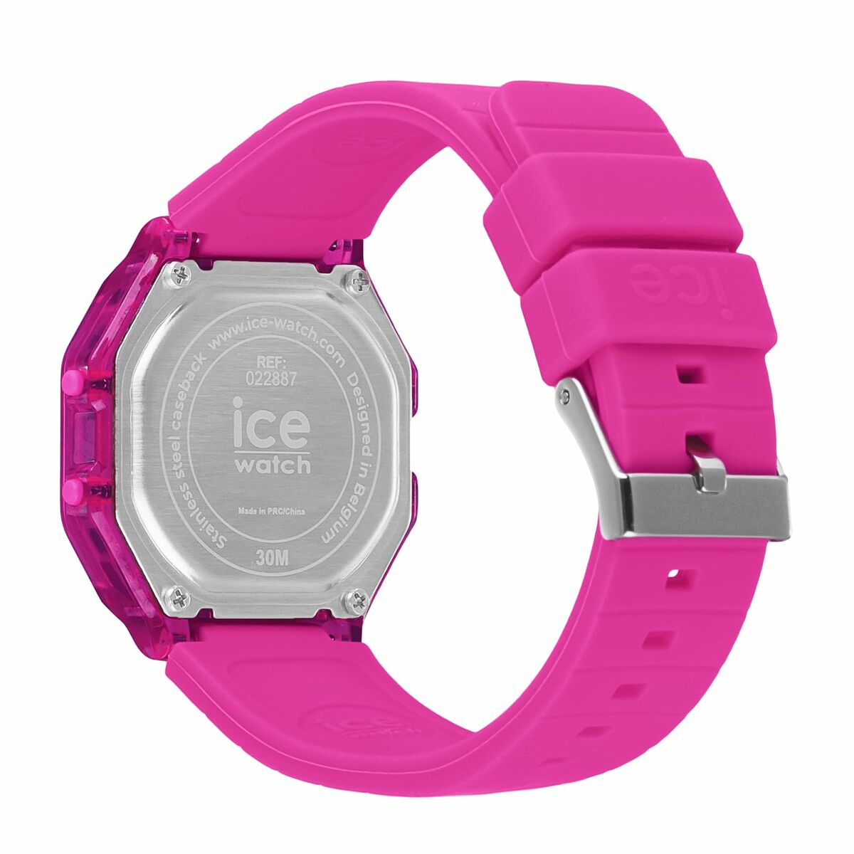 Ice Damenuhr – Stilvolles Design Mit Rosafarbenem Silikonarmband