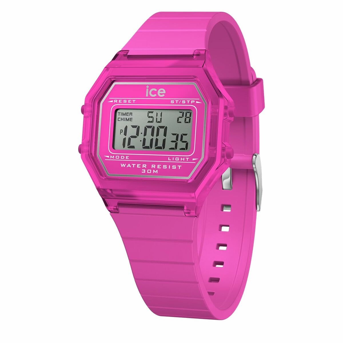 Ice Damenuhr – Stilvolles Design Mit Rosafarbenem Silikonarmband
