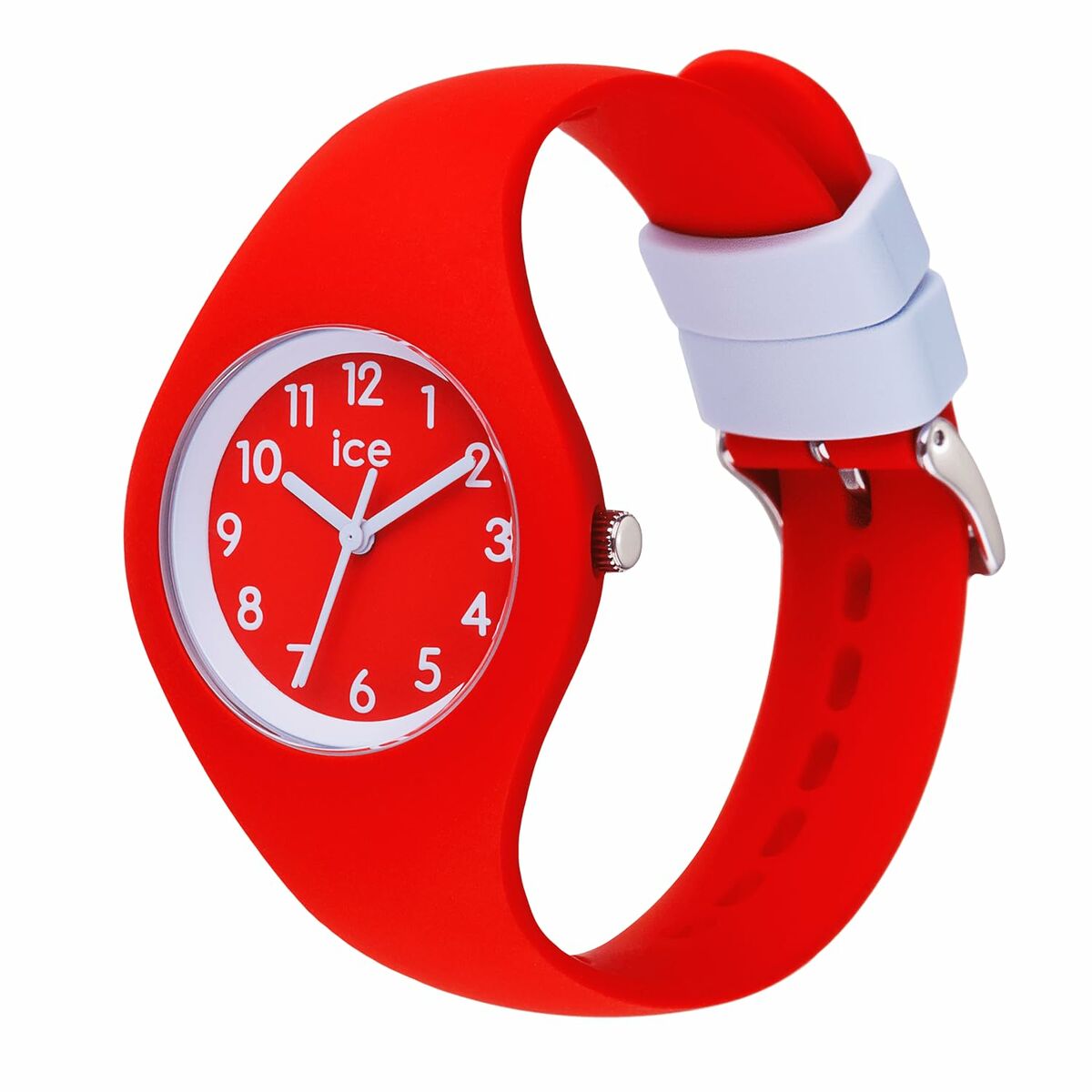 Ice Damenuhr – Stilvolles Design Mit Rotem Silikonarmband