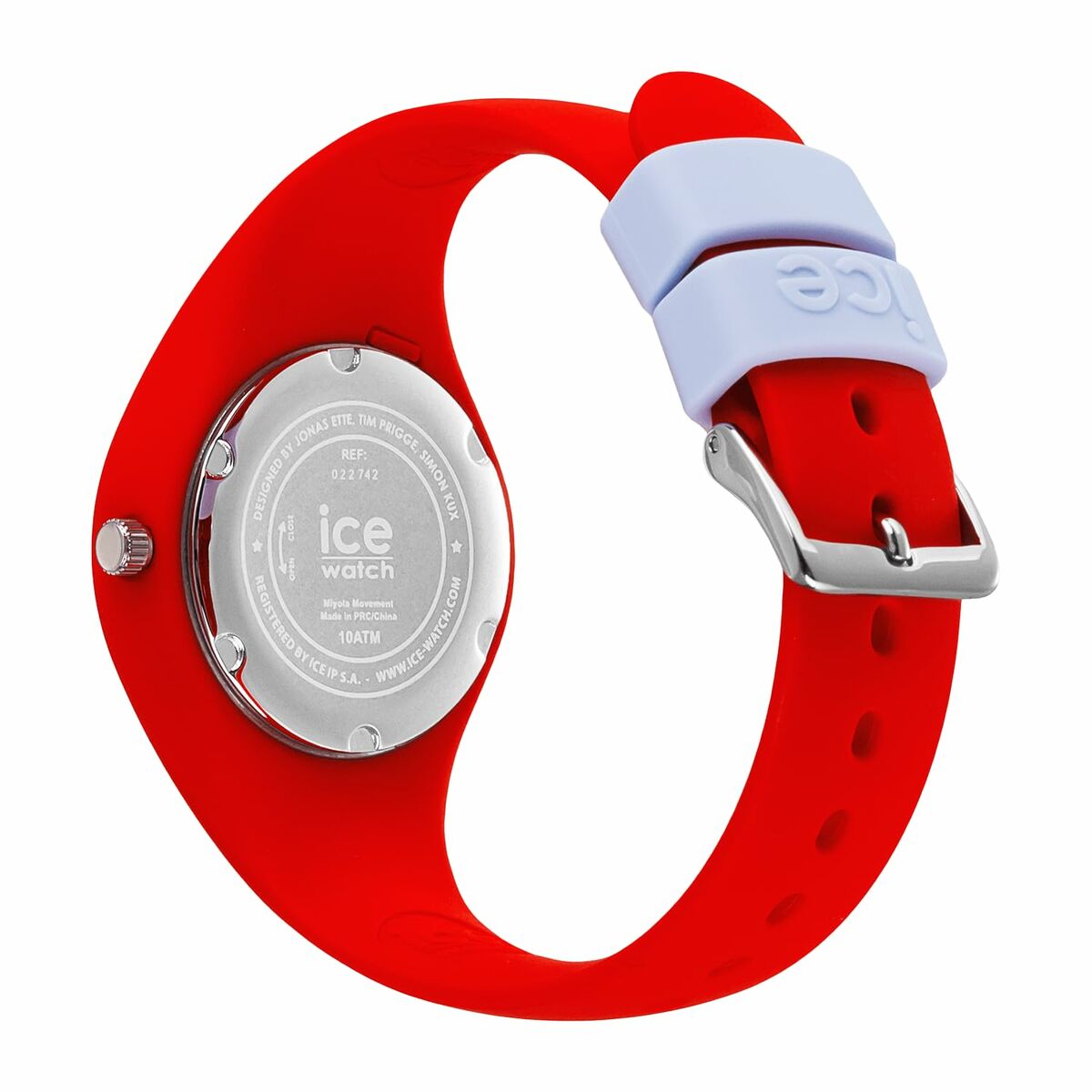 Ice Damenuhr – Stilvolles Design Mit Rotem Silikonarmband