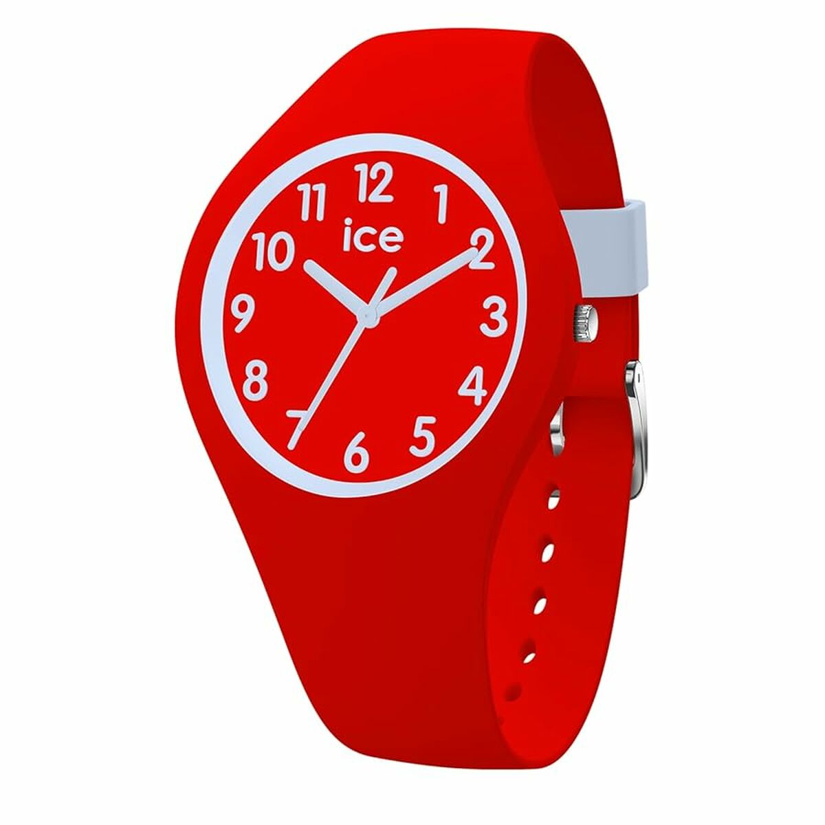 Ice Damenuhr – Stilvolles Design Mit Rotem Silikonarmband