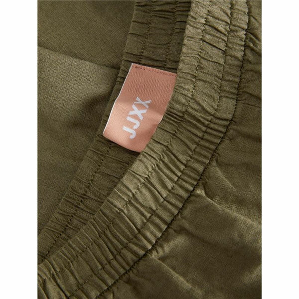 Jack & Jones Damen-Sportshorts aus leichtem Leinen grün - Sport Freizeit