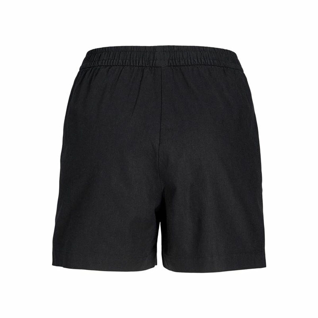 Jack & Jones Damen-Sportshorts Schwarz Leinen für Komfort - Sport Freizeit