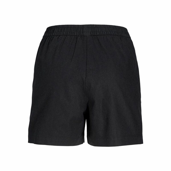 Jack & Jones Damen-Sportshorts Schwarz Leinen für Komfort - Sport Freizeit