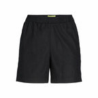 Jack & Jones Damen-Sportshorts Schwarz Leinen für Komfort - Sport Freizeit