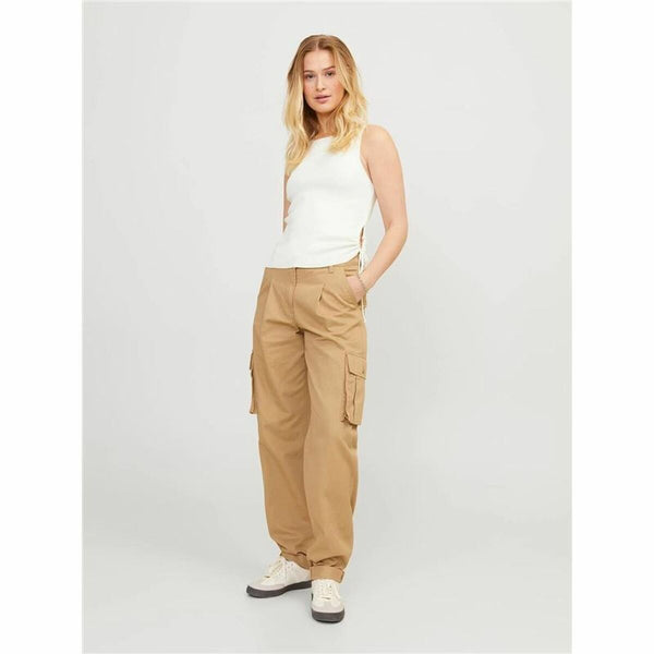 Jack & Jones Jxdahlia Top Knit Weiß Baumwolle Damen - Mode Accessoires