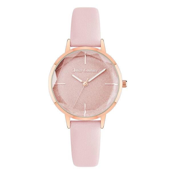 Juicy Couture Armbanduhr JC1326RGLP Rosa 34 mm Damen - Mode & Accessoires