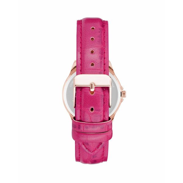 Juicy Couture Damenarmbanduhr in rosa Metall mit Kristall - Mode & Accessoires