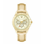 Juicy Couture Damenuhr goldfarbenes Metall mit Quarzwerk - Mode & Accessoires