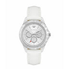 Juicy Couture Damenuhr JC1221SVWT Silber Weiß 38 mm - Mode & Accessoires
