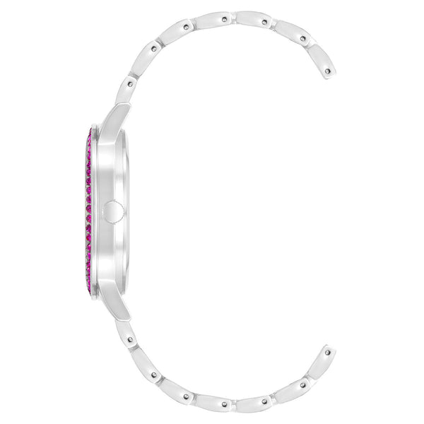 Juicy Couture Damenuhr JC1335SVHP Silber Ø 38 mm bunt - Mode & Accessoires