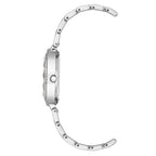 Juicy Couture Damenuhr Silberfarben 32 mm mit Metallarmband - Mode & Accessoires