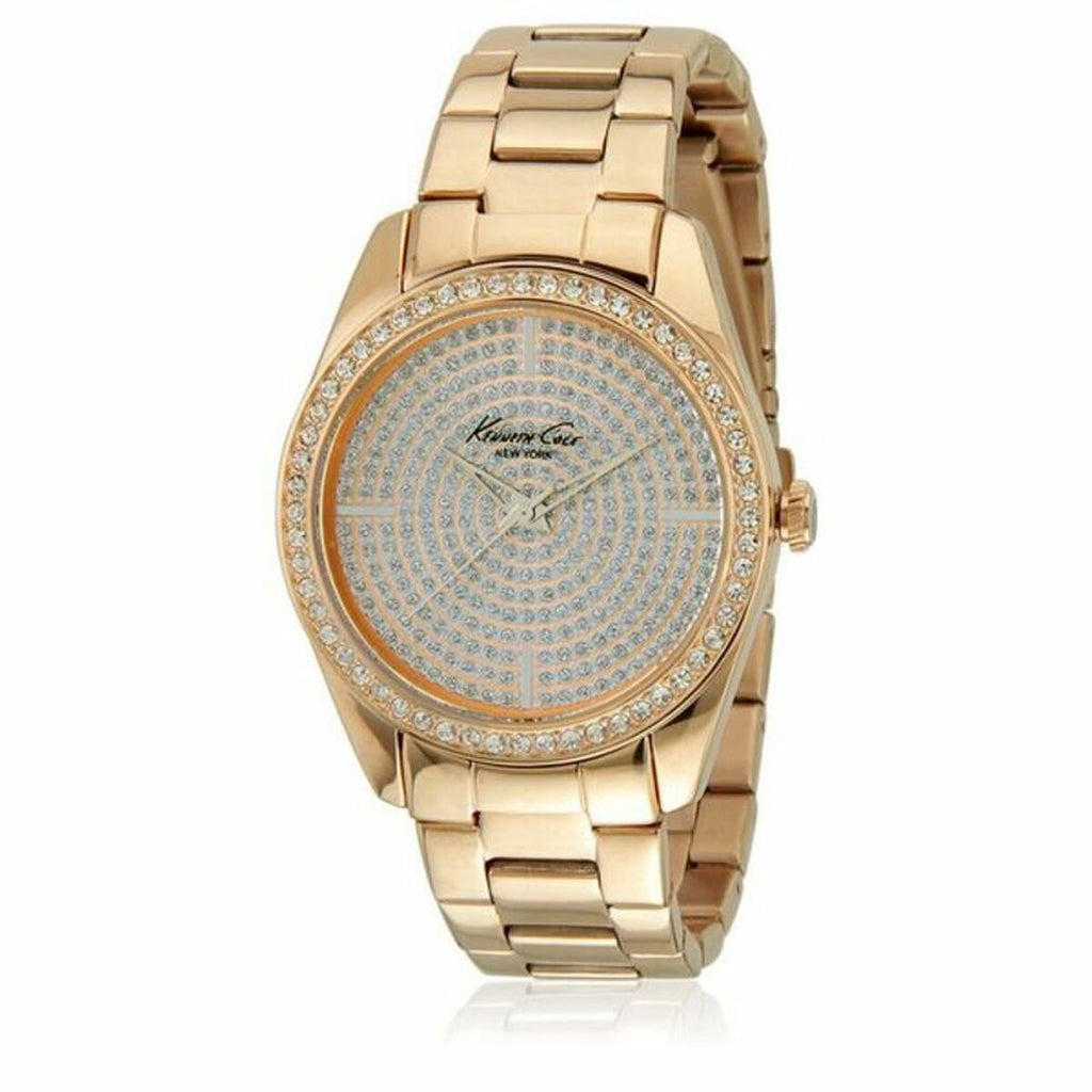 Kenneth Cole Damenuhr 40 mm Rotgold Edelstahl Elegant - Mode & Accessoires