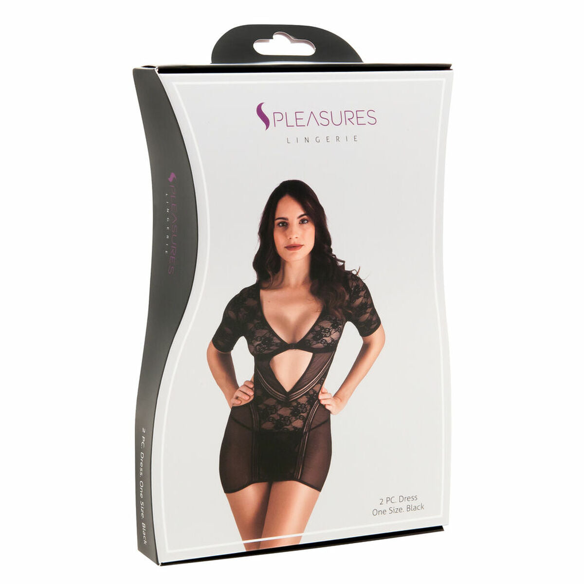Kleid S Pleasures Schwarz hochwertigem Nylon