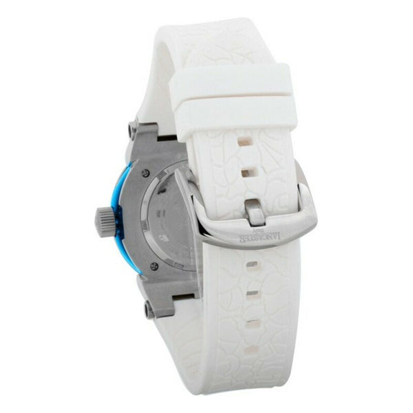 Lancaster Damenuhr 38 mm Edelstahl Weiß Elegant - Mode & Accessoires
