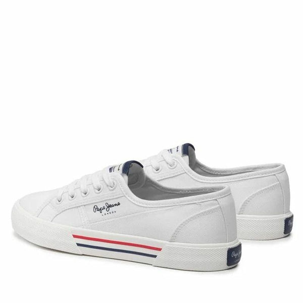 Laufschuhe für Damen Pepe Jeans Brady Basic Weiß - Sport & Freizeit