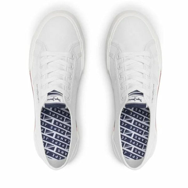 Laufschuhe für Damen Pepe Jeans Brady Basic Weiß - Sport & Freizeit