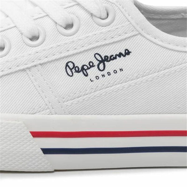 Laufschuhe für Damen Pepe Jeans Brady Basic Weiß - Sport & Freizeit