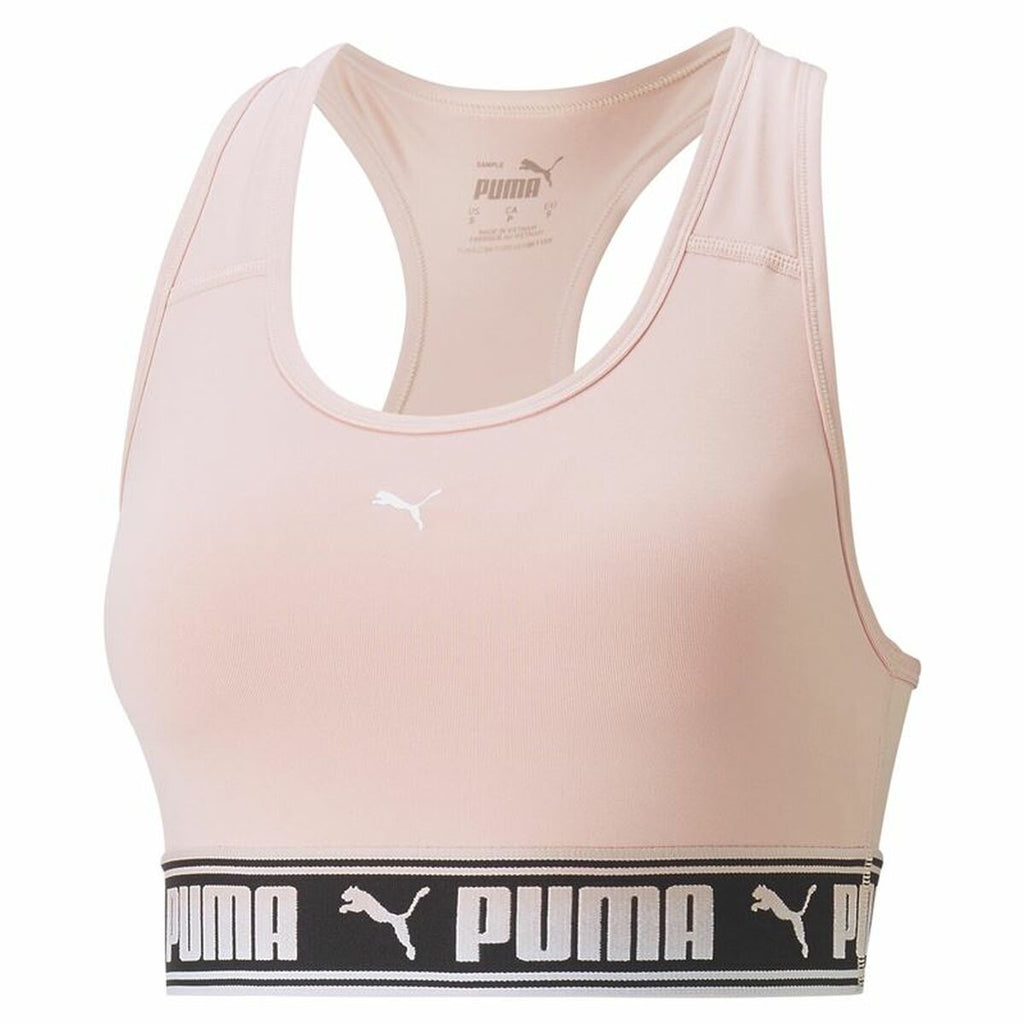 Puma Ärmelloses Damen-T-Shirt Beige Sportlich - Sport & Freizeit