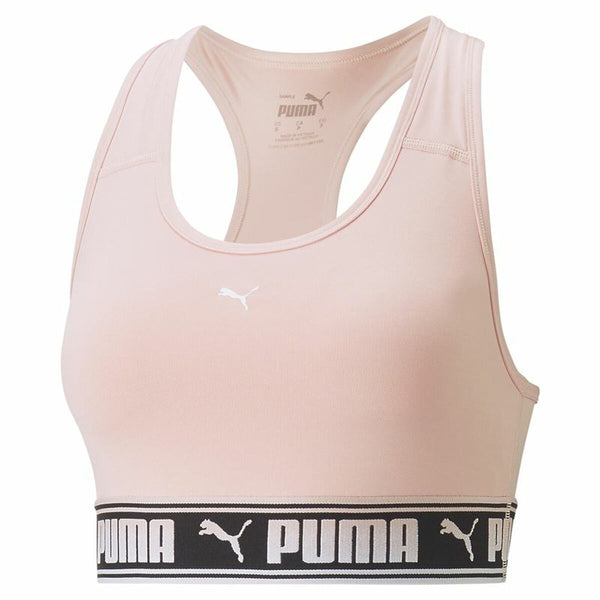 Puma Ärmelloses Damen-T-Shirt Beige Sportlich - Sport & Freizeit